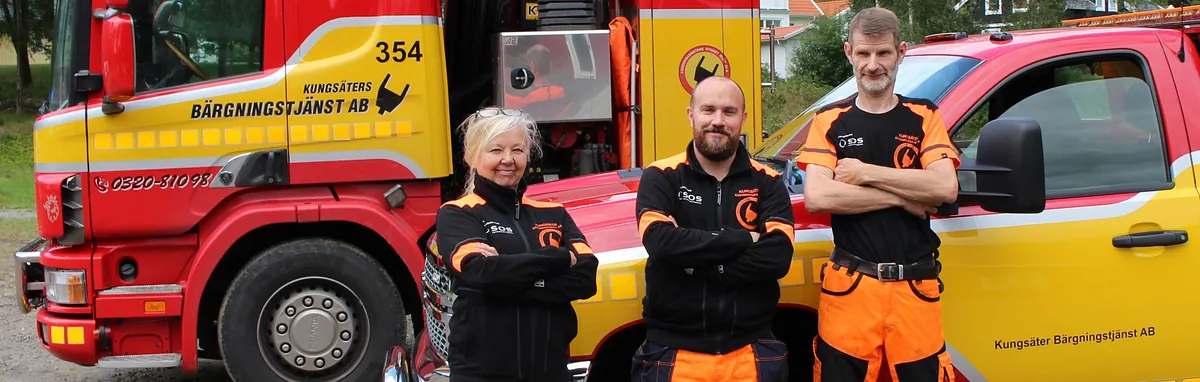 Kungsäters Bärgningstjänst arbetar först och främsta i Marks & Kungsbacka kommun